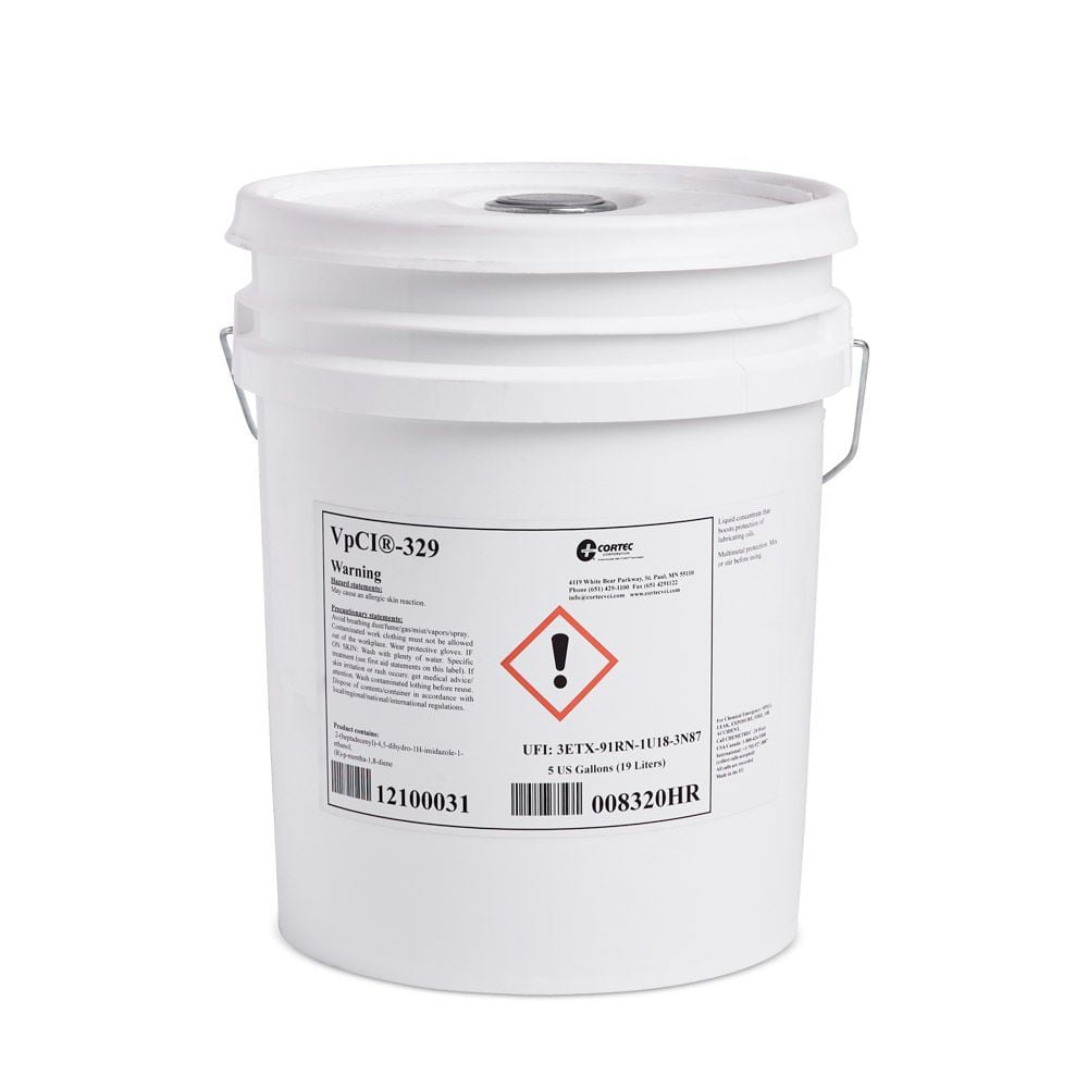 CortecVpCI®329&329DCorrosionInhibitorOil5(19ltr)&55(208ltr)GallonDrums