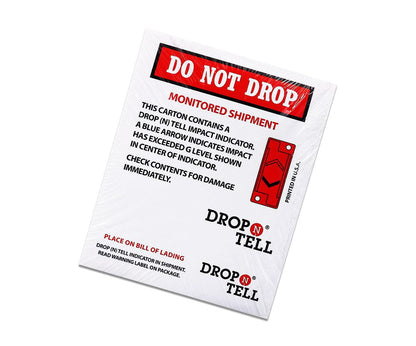100 Drop N Tell Damage Indicators in Box Sets (Including Shipping Labels) Valdamarkdirect.com