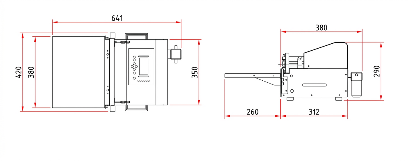 ValVac 350 M Air Vacuum Sealer - Sealing Length 350mm