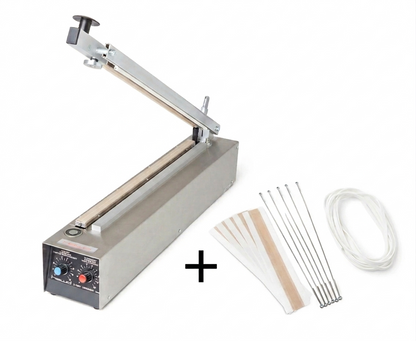 Hawo HPL 500 BMS Table Top Heat Sealer With Cutter and Retention Magnet | Professional Table Top Impulse Bar Sealer
