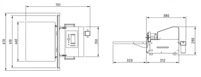 ValVac 600 M Air Vacuum Sealer - Sealing Length 600mm