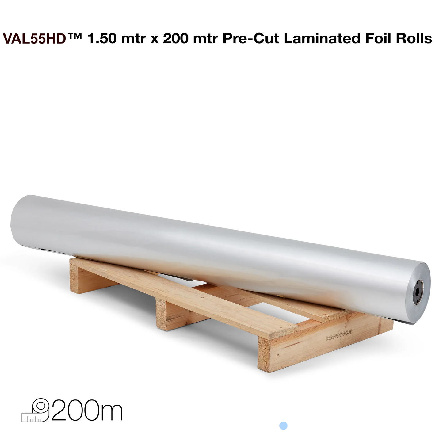 Barrier Foil Rolls VAL55HD Moistop Rolls | Pre-Cut Log Rolls | 1.25mtr, 1.25mtr or 1.5mtr Width x 200mtr Linear