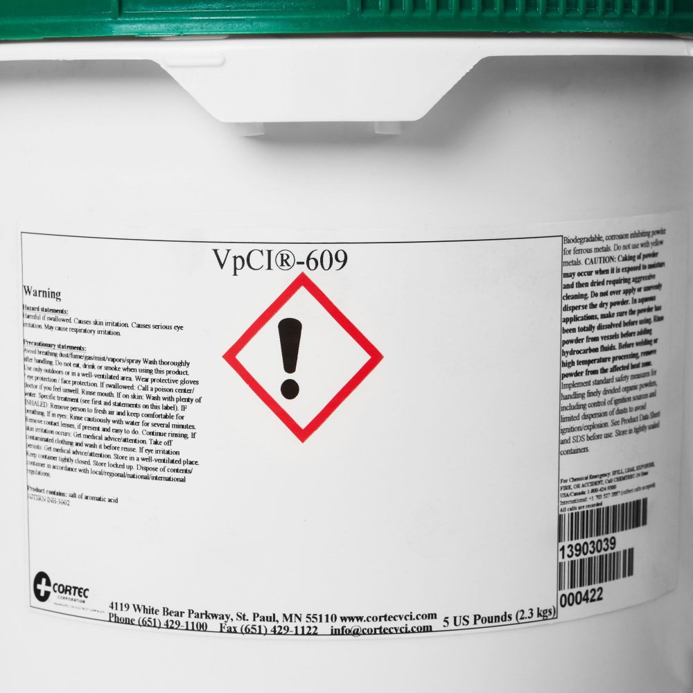 VpCI 609 for Hydrostatic Testing