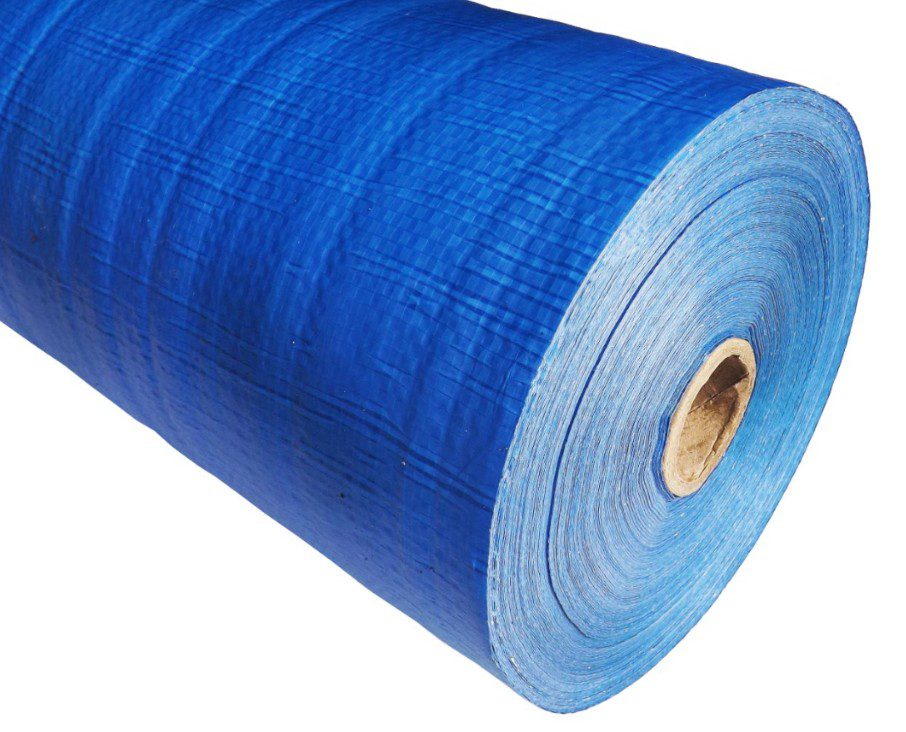 Drugget Floor Covering – Blue Poly Roll 100gsm – General Purpose Event Flooring Cover. (1.83mtr W x 200mtr L.) Valdamarkdirect.com