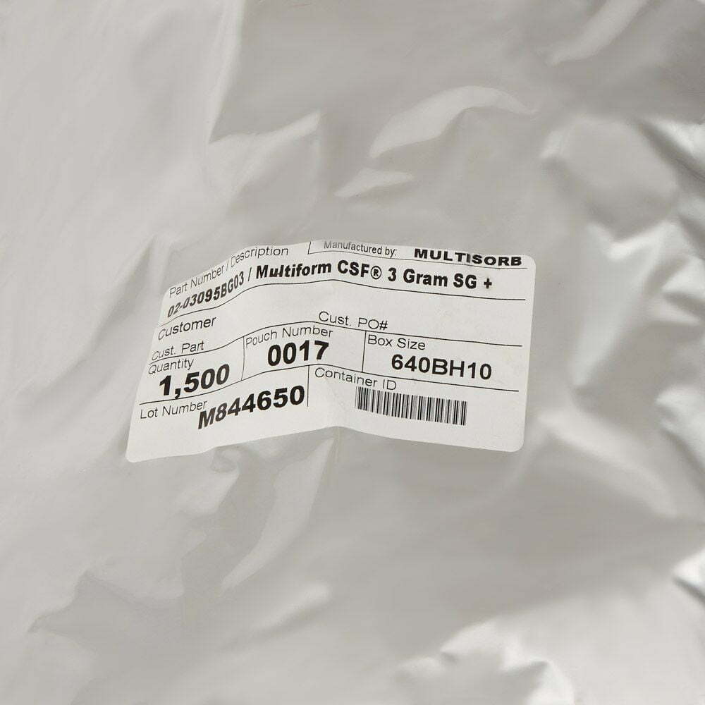 Multisorb Multiform® CSF Desiccant Canisters Valdamarkdirect.com