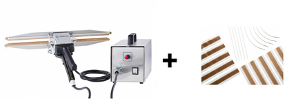 Hawo HPL ISZ IVM 450mm Hand Held Impulse Heat Sealer | Machine & Transformer Power Supply Box + Optional Spare Parts Kit