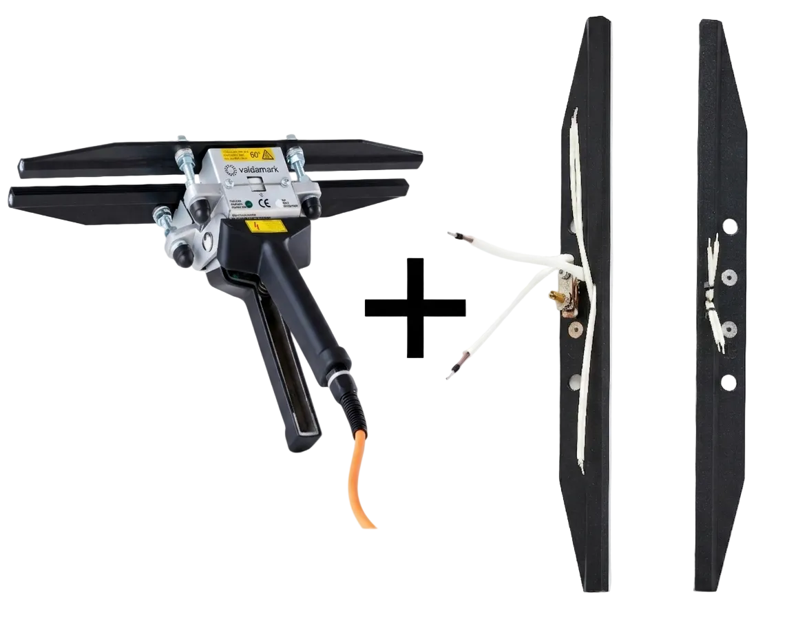 Hawo® HPL WSZ/WVM 400mm Constant Heat Sealer Tongs (250 C) Hand Heat Sealing Machine | Standalone Sealer Machine + Optional Spare Parts & Vertical Table Clamp for Foot Operation